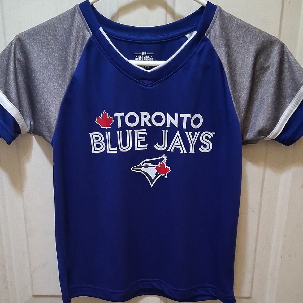 Genuine Merchandise Toronto Blue Jays Kids Jersey - Blue and Gray